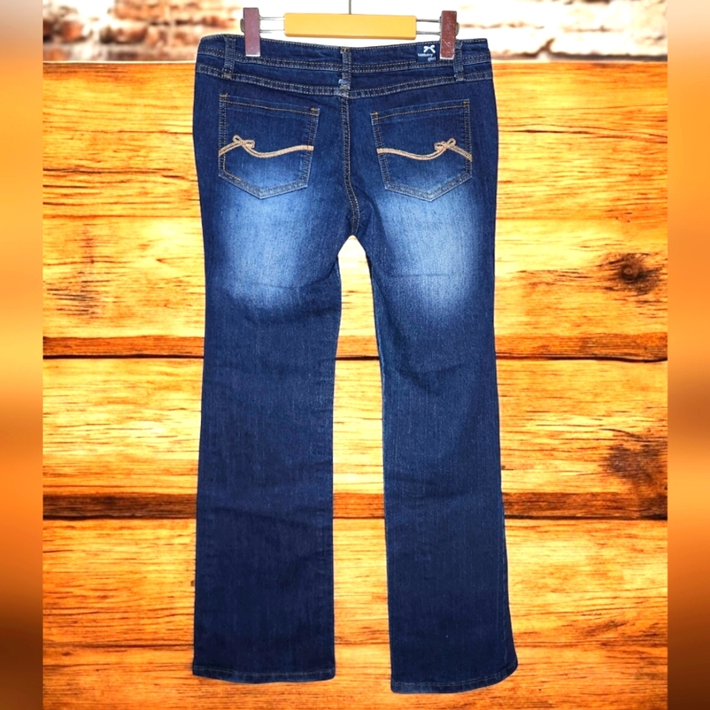 TOMMY GIRL Medium Wash Bootcut- 7 - Picture 3 of 6